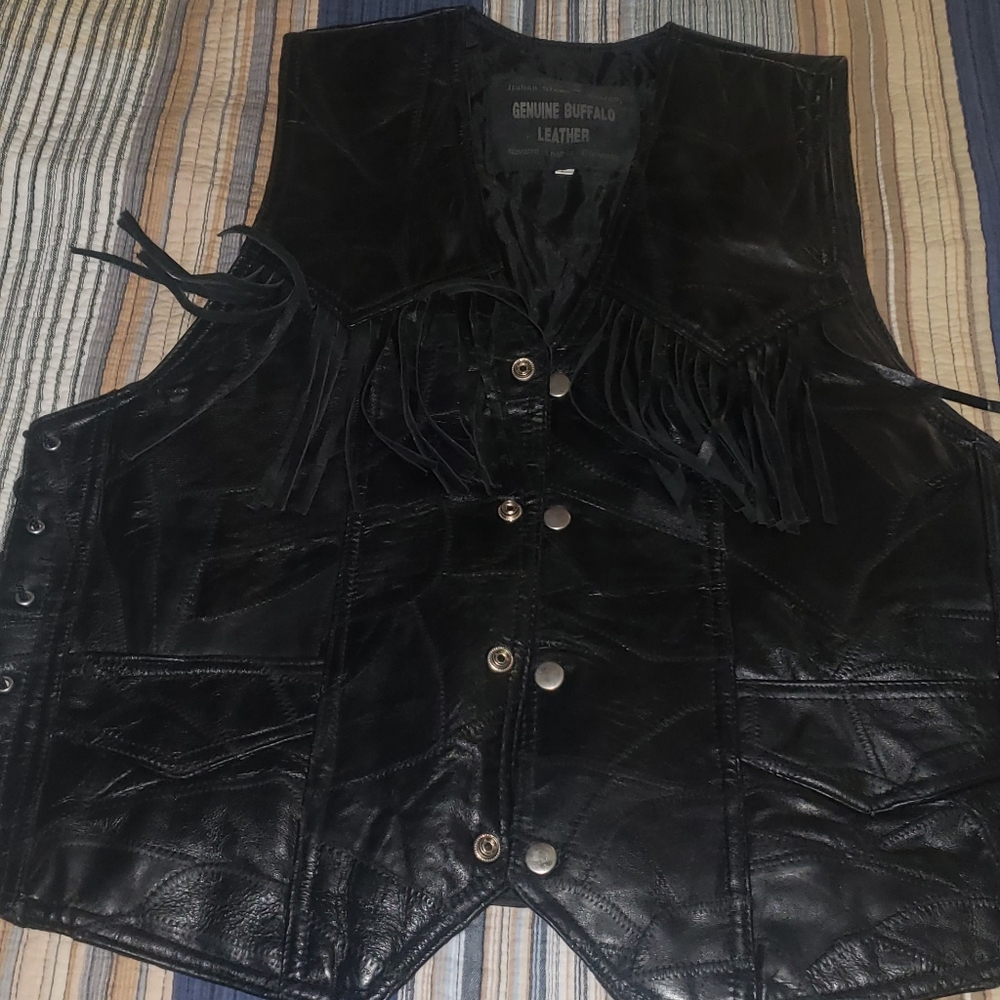 leather vest